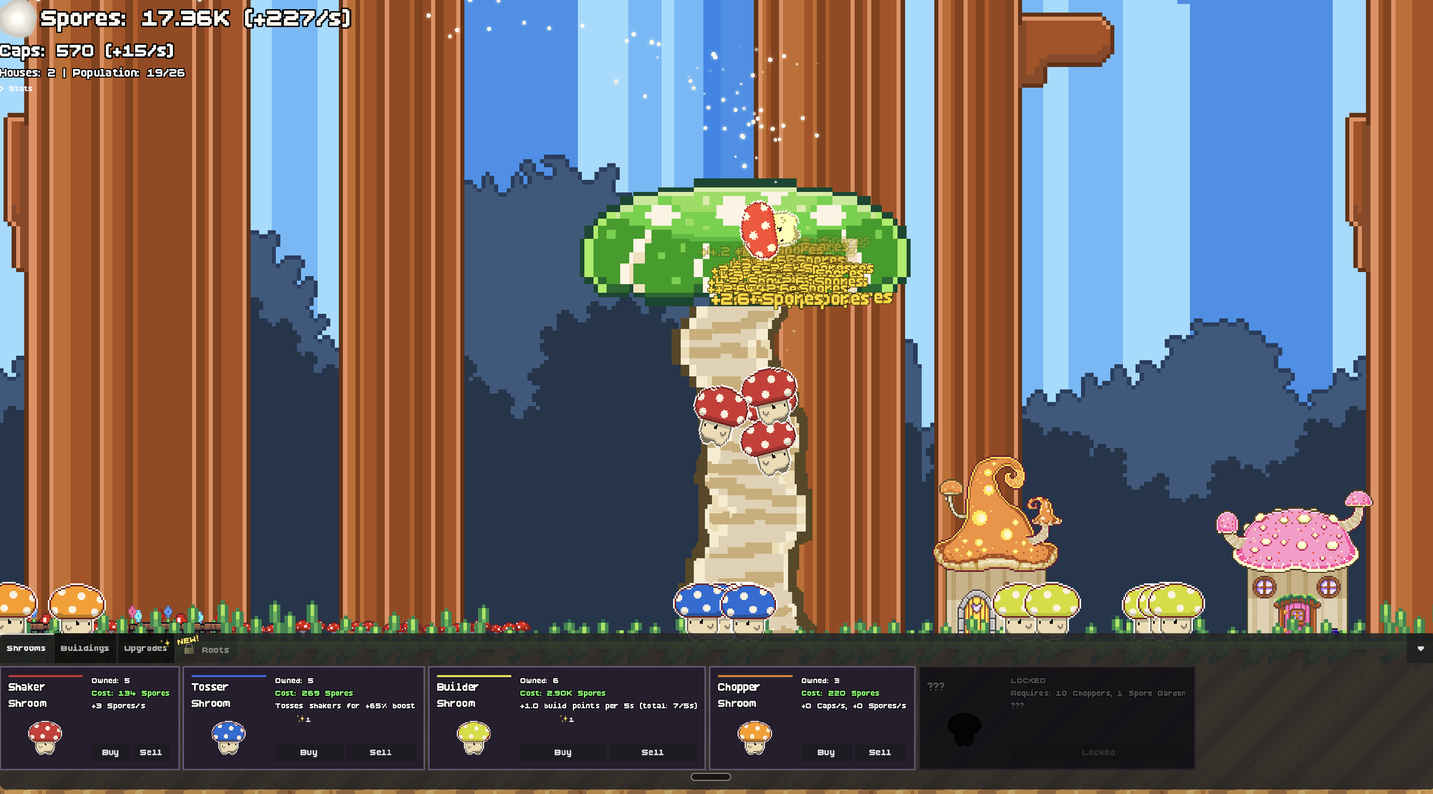 Mushies Gameplay Screenshot 1